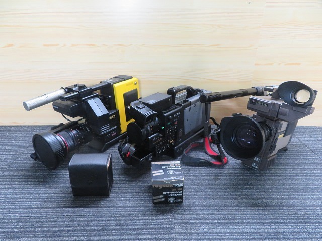 D☆Victor　カラービデオカメラ　GX-S11　SONY video8 PRO　HY-12　まとめ売り　現状品