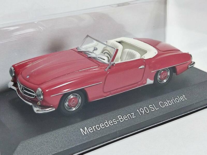 MINICHAMPS 【ディーラー特注】1/43 Mercedes Benz 190 SL Cabriolet (Red) [B66040265] /ミニチャンプス/メルセデス・ベンツ カブリオレ
