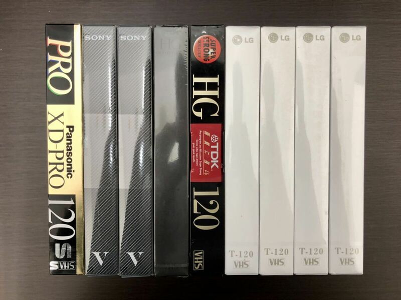 未開封 SONY TDK Panasonic LG VHSまとめ ビデオテープ