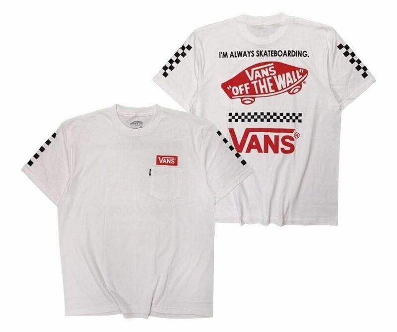 Tシャツ 半袖 バンズ VANS ストリート系 スケボー スケードボード ボード スノボー スキー L