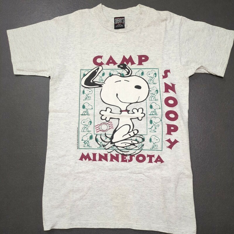 SHERRY'S BEST ヴィンテージ Tシャツ スヌーピー 半袖 シェリーズベスト 90s made in USA アメリカ製　Vintage PEANUT ピーナッツ SNOOPY S