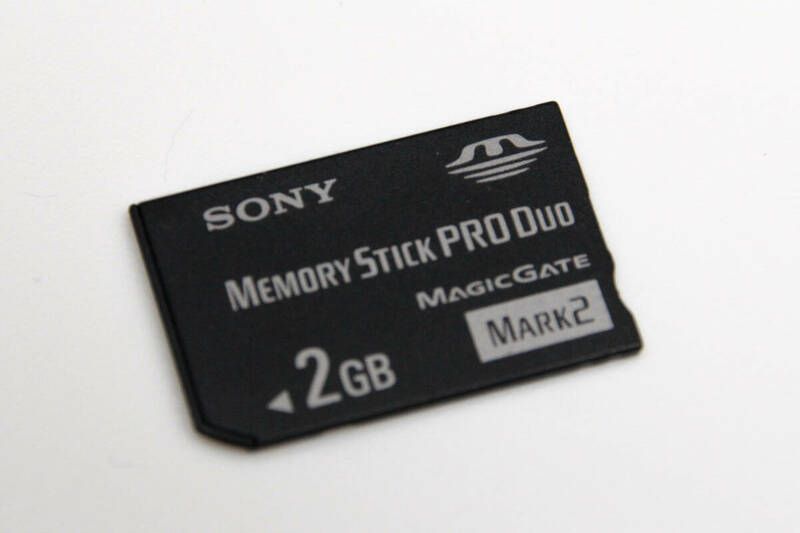 2GB SONY メモリースティック MEMORY STICK PRO DUO MARK2