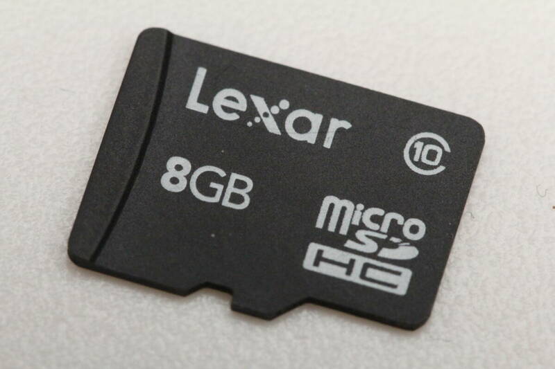 8GB microSDHCカード Lexar