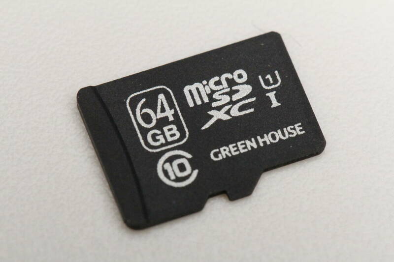 64GB microSDXCカード GREEN HOUSE
