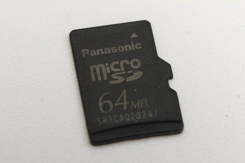 64MB microSDカード Panasonic