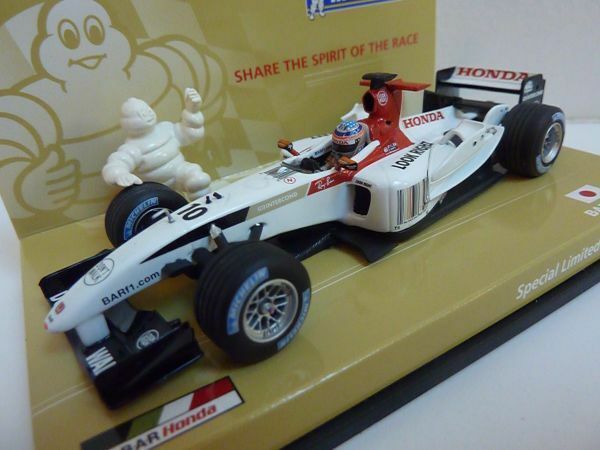 ●Minichamps1/43F1'04BARホンダ006佐藤琢磨Michelin箱座りver.