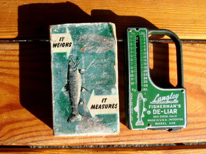 入手困難★実用Vintage【Langley】お宝★箱付De-Liar Fisherman's Scale228★稀少Made in U.S.A.♪