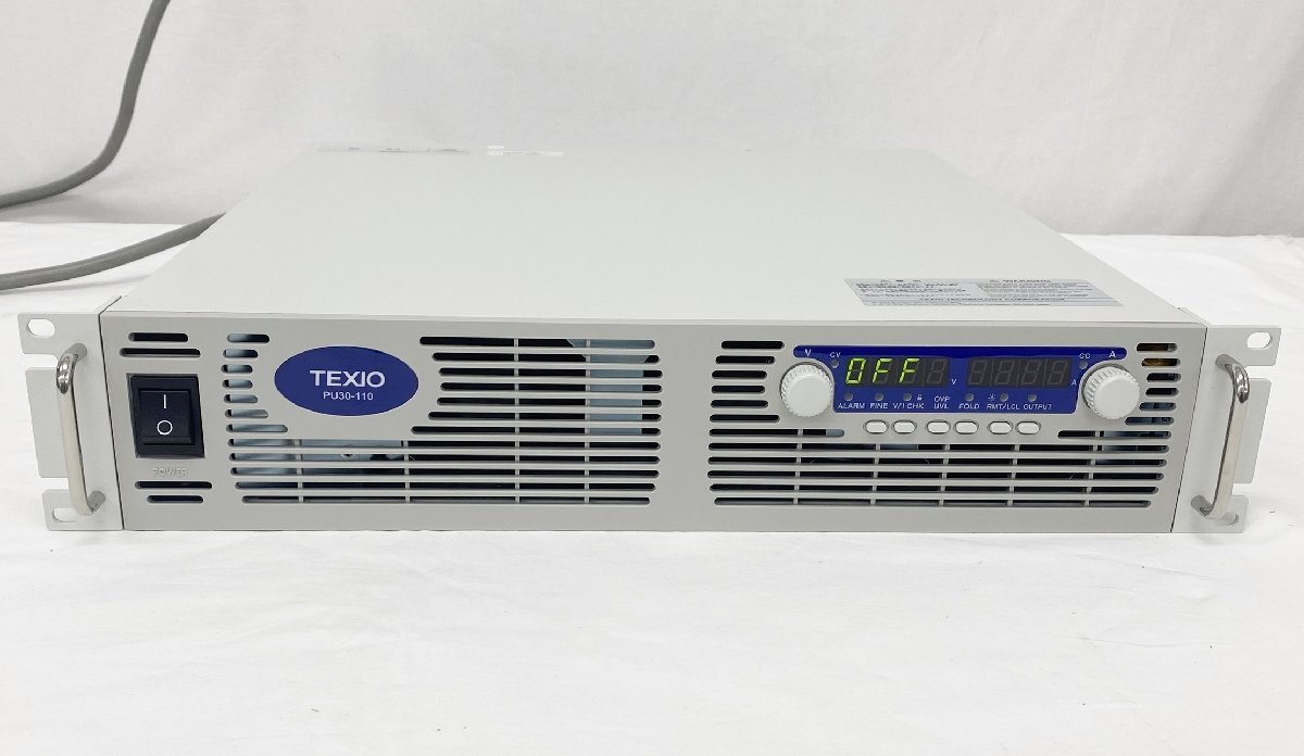 【正常動作品】TEXIO PU30-110-S2VG 30V 110A 3.3KW 直流電源