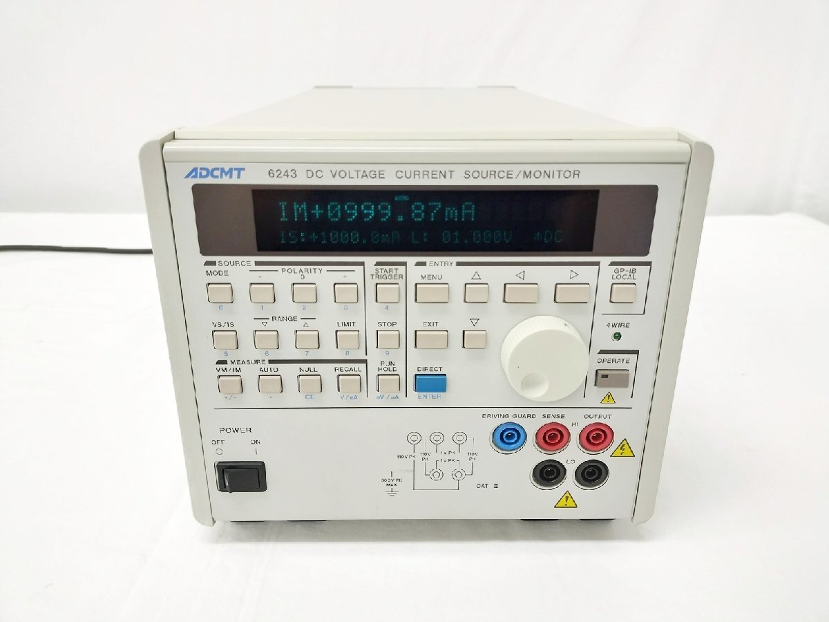 【正常動作品】ADC 6243 直流電圧・電流源／モニタ