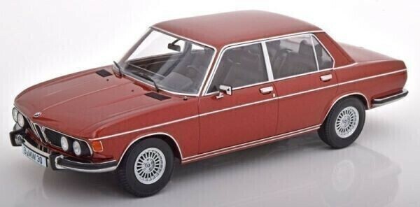 【KKスケール】 1/18 BMW 3.0S E3 2. シリーズ 1971 red/brown-metallic [KKDC180402]★未開封新品！