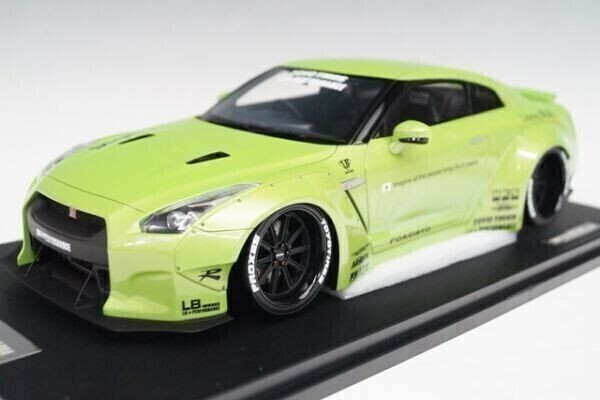 【ワンモデル・onemodel】 1/18 日産 LB ワーク R35 ダックテイル アップルグリーン [17B02-68]★未開封新品！