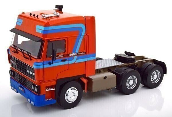 【ロードキングス】 1/18 DAF 3600 Space Cab 1986 orange/blue [RK180094]★未開封新品！