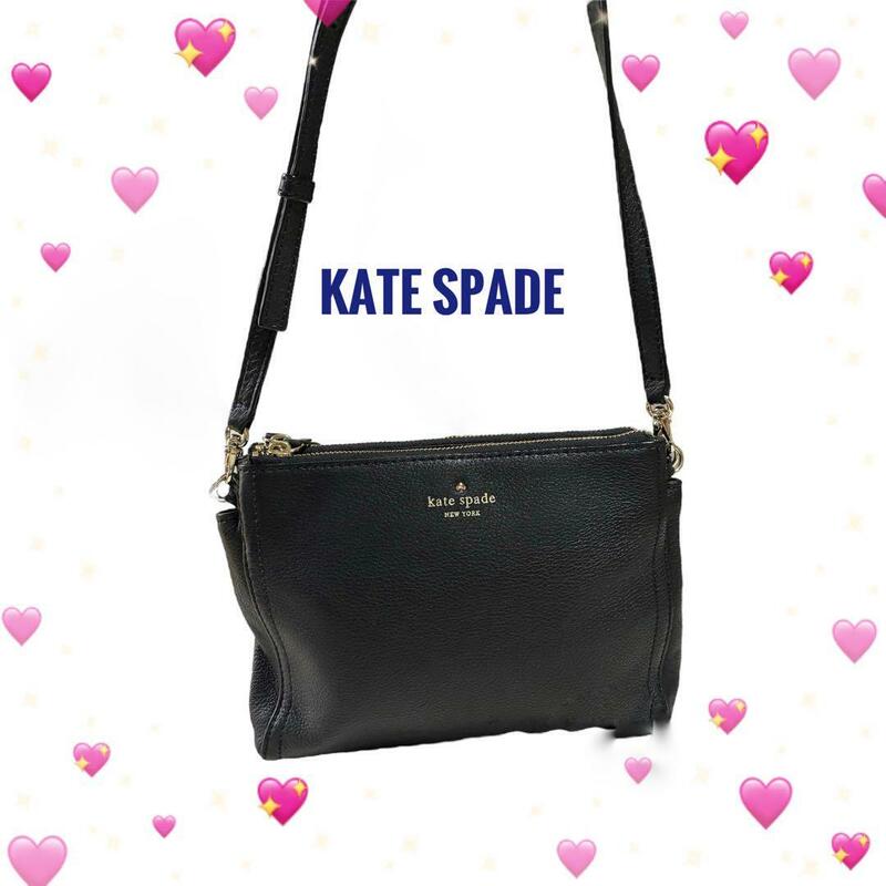 Kate Spade ケートスペード ショルダーバッグ ブラック シミあり