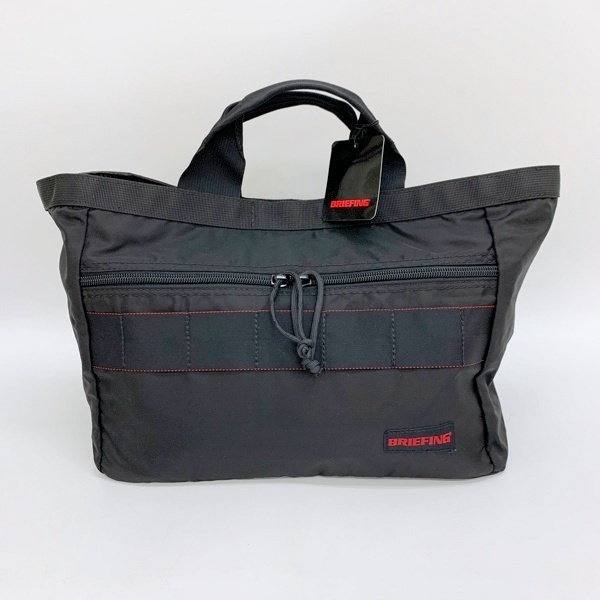 ブリーフィング TX トートバッグ S ハンドバッグ 美品 コンパクト BRL43929-010 タグ有り 日本製 メンズ ブラック BRIEFING 鞄 DF11306■