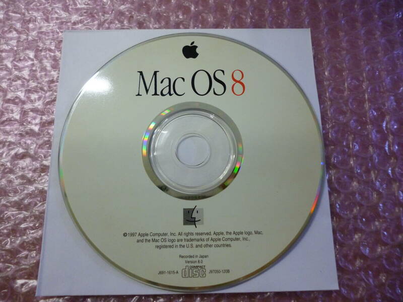 ★中古★Apple Mac OS 8 (Version 8.0) CD-ROM インストールディスク