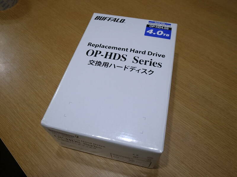 未開封未使用品！BUFFALO OP-HD4.0S//4TB 交換用HDD/Replacement Hard Drive/Tera Station用