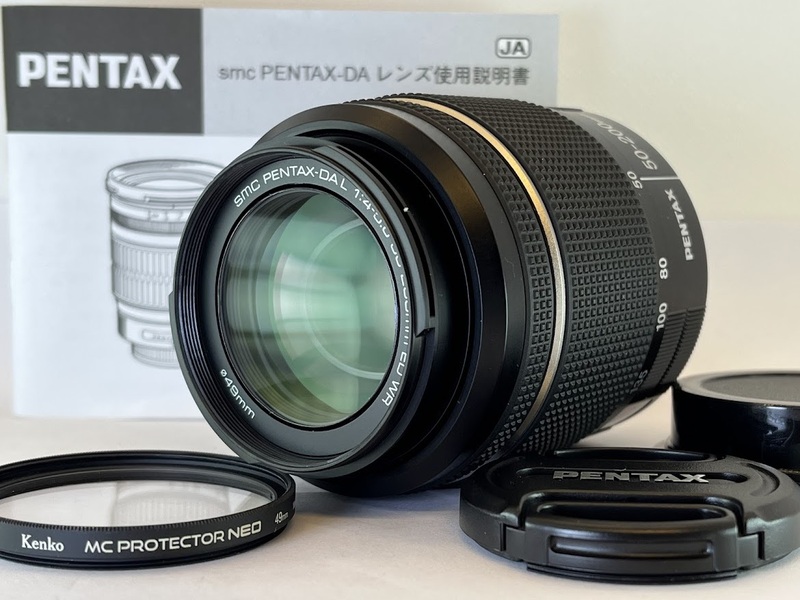 ★極上美品★ ペンタックス PENTAX SMC PENTAX-DA L 50-200mm f4-5.6 ED WR ★使用説明書付★ #0426-1