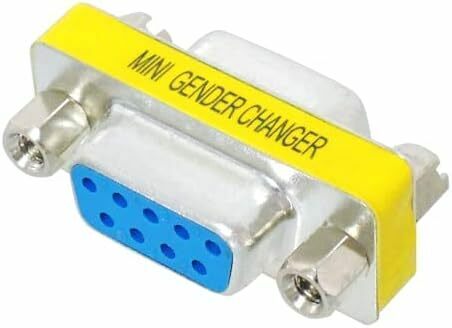  DB9メス - DB9メス 小型コネクター MINI GENDER CHANGER