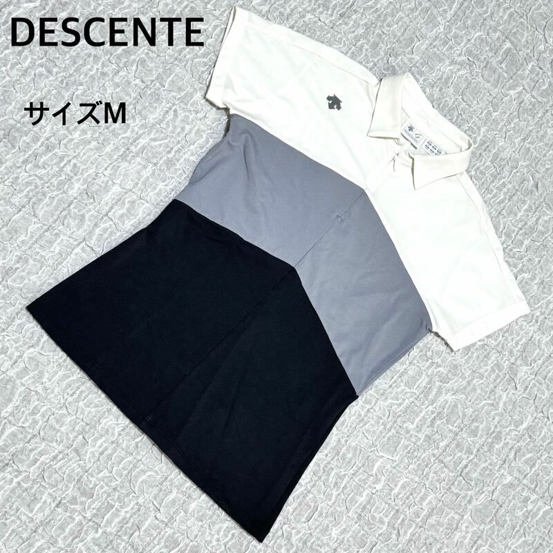 美品　DESCENTE デサント　ゴルフ　ポロシャツ　3色カラーサイズM