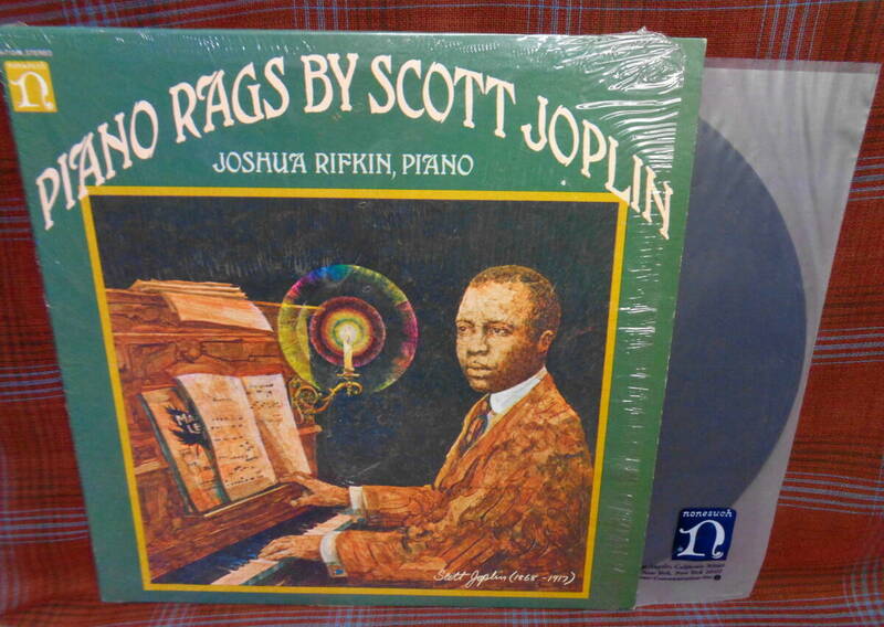 L#4438◆LP◆ スコット・ジョプリン : ピアノ・ラグズ ジョシュア・リフキン Piano Rags By SCOTT JOPLIN Nonesuch H-71248