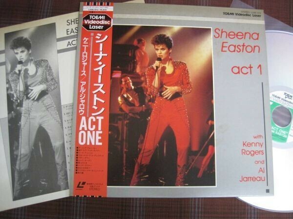 L#3278◆帯付LD◆ シーナ・イーストン ACT ONE ケニー・ロジャース アル・ジャロウ L098-1012