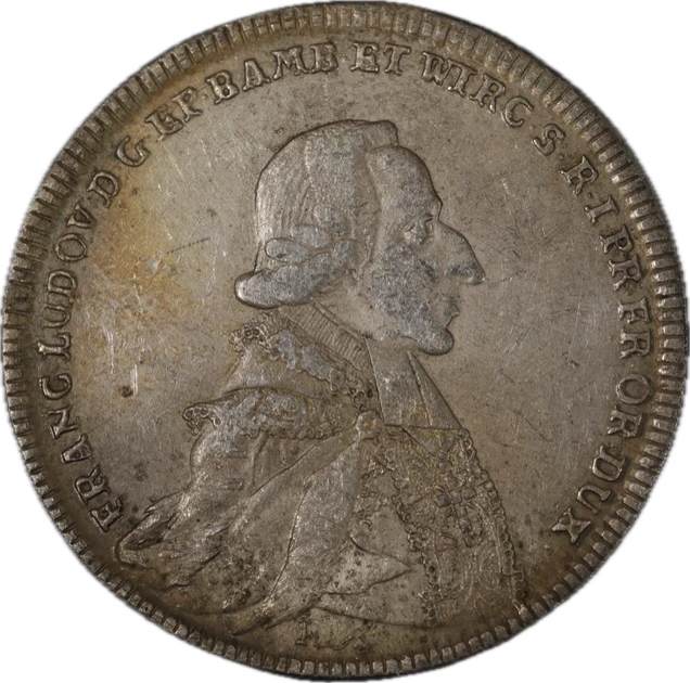 T114★ドイツ銀貨/1785年/ フランツ/ルートヴィヒ ターラー/ 重量約 28g