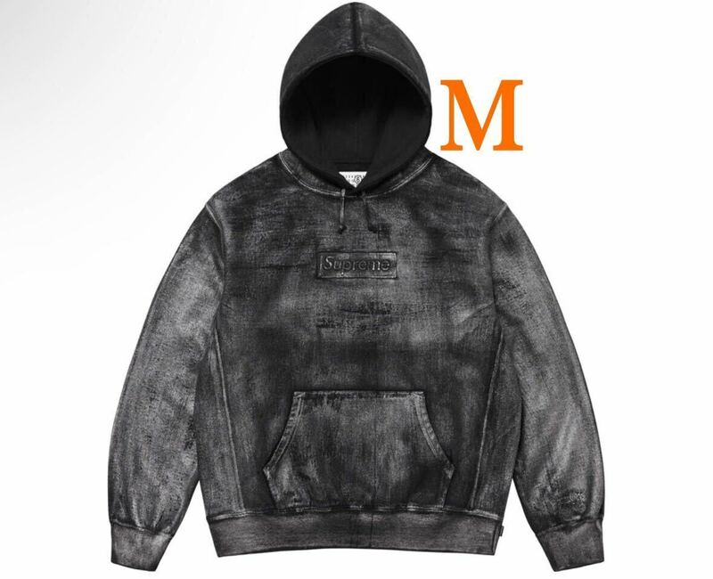 【M】Supreme MM6 Maison Margiela Foil Box Logo Hooded Sweatshirt
