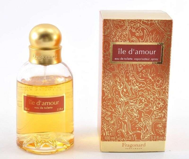 100ml Fragonard フラゴナール Ile d amour Eau de Toilette イル ダムール オードトワレ 香水 スプレー フランス製 箱付き 9D032229