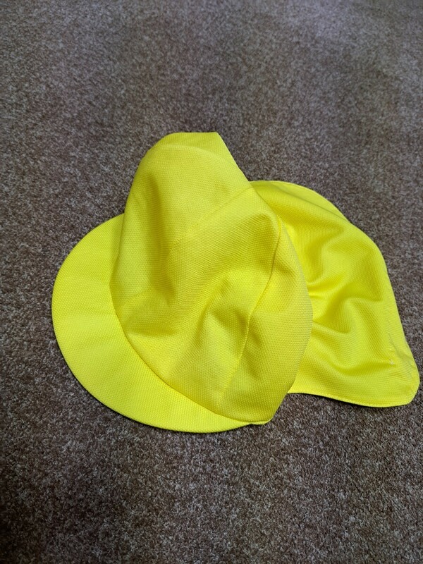 幼稚園 保育園 カラー帽子 帽子 ハット 日よけ 黄色 イエロー