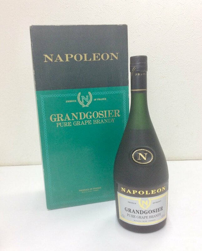 【未開栓/古酒】GRANDGOSIER NAPOLEON グランゴジェ ナポレオン 40％ 700ml ブランデー 箱付き　 K0414