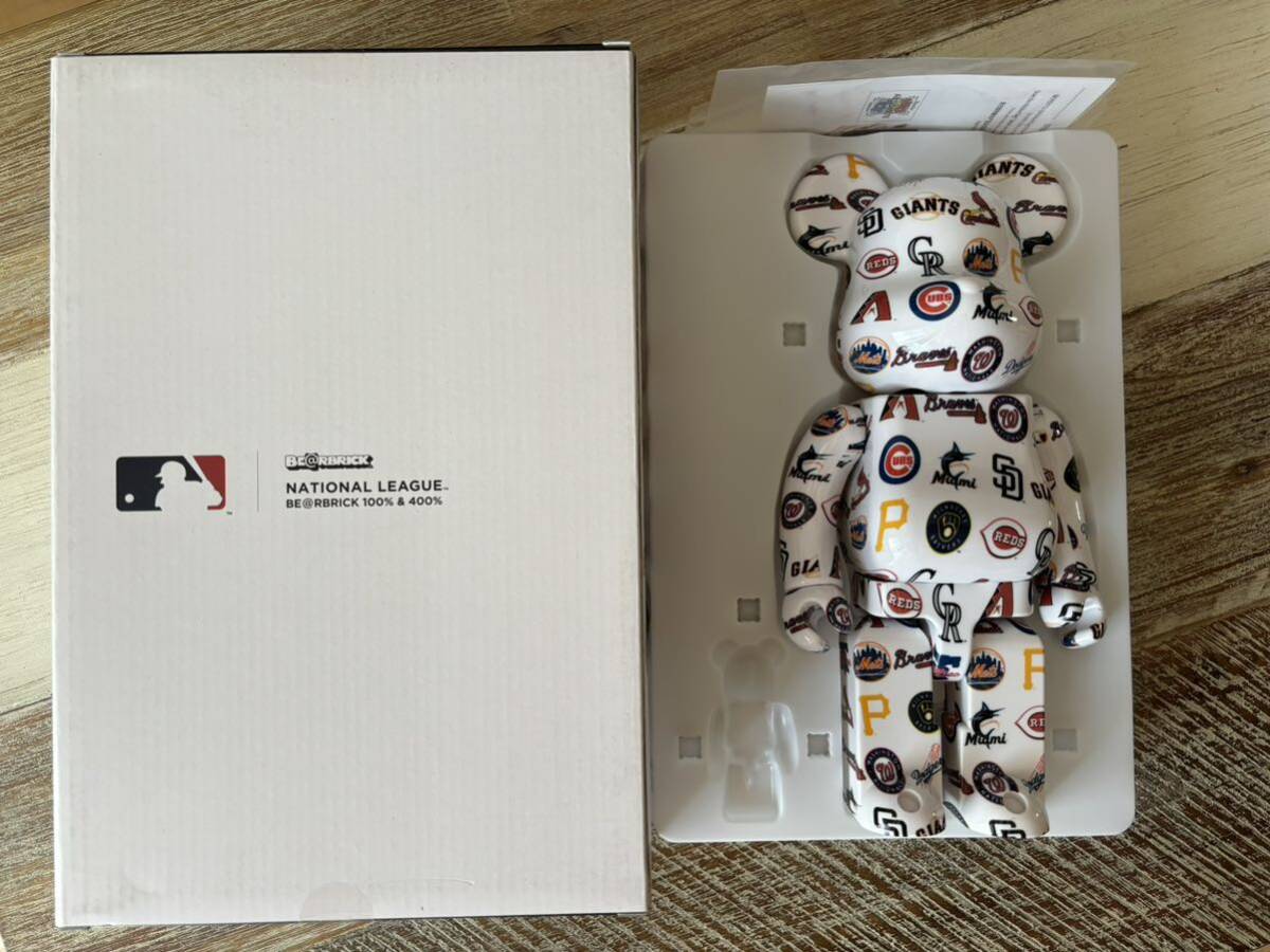 ★400%のみ★MLB NATIONAL LEAGUE ベアブリック/BE@RBRICK(メディコムトイ・フィギュア・メジャーリーグ)