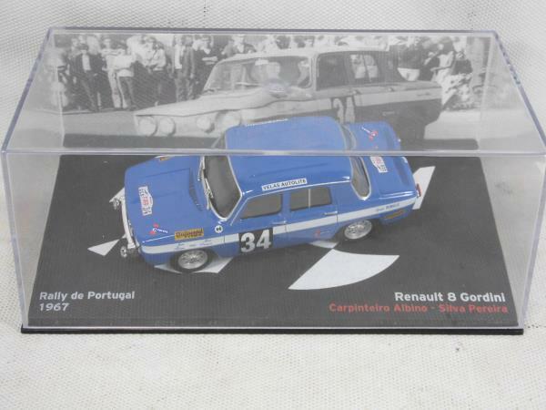 §ミニカー　デアゴスティーニ ラリーカーコレクション＃36　1/43　renault　8 gordini 1967　ルノー ゴルディーニ