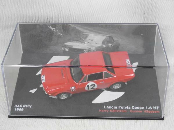 §ミニカー　デアゴスティーニ ラリーカーコレクション＃33　 1/43 Lancia Fulvia Coupe 1.6 HF RAC 1969 ランチア フルビア クーペ