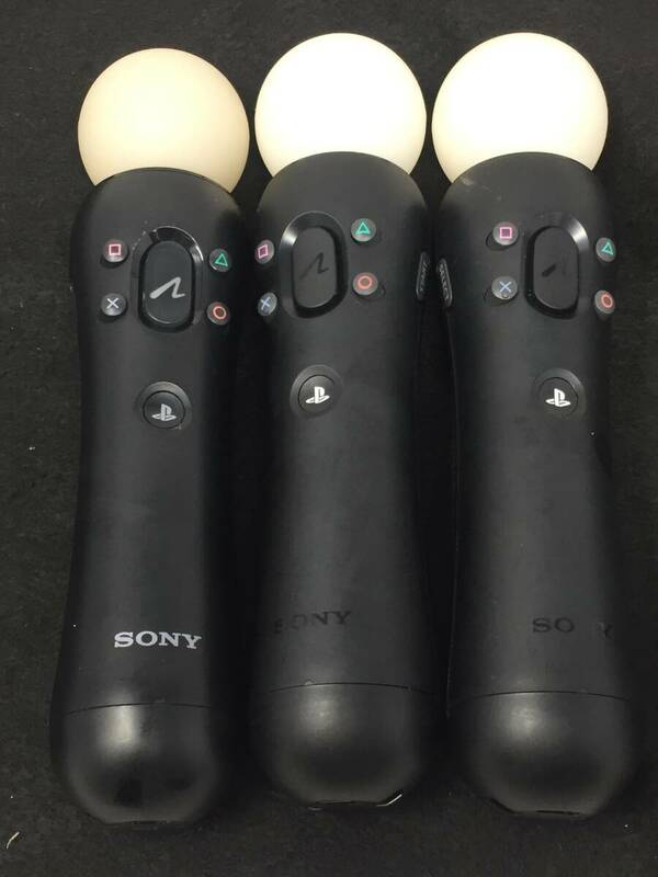 FY-481 PS4/PS3 モーションコントローラー PlayStation Move CECH-ZCM2J 2本 CECH-ZCM1J 1本 3本セット まとめ