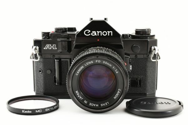 #3094 キャノン Canon A-1 New FD 50mm F1.4 フィルムカメラ [動作確認済]