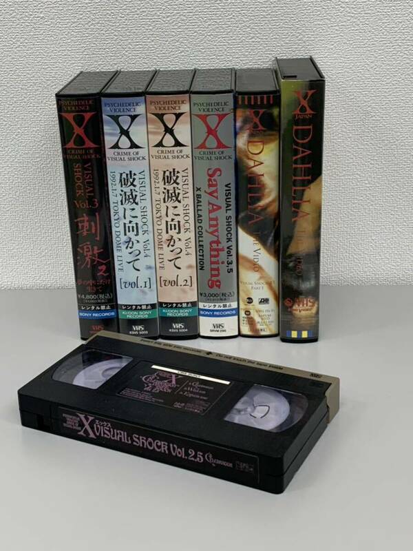 X JAPAN VHS まとめ ビデオ テープ 動作未確認 6532
