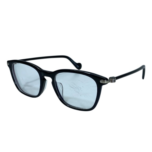 Moncler モンクレール ML5045-F 001 52□19 145 メガネ 眼鏡 アイウェア アクセサリー 小物 ロゴ プラスチック ブラック 度有