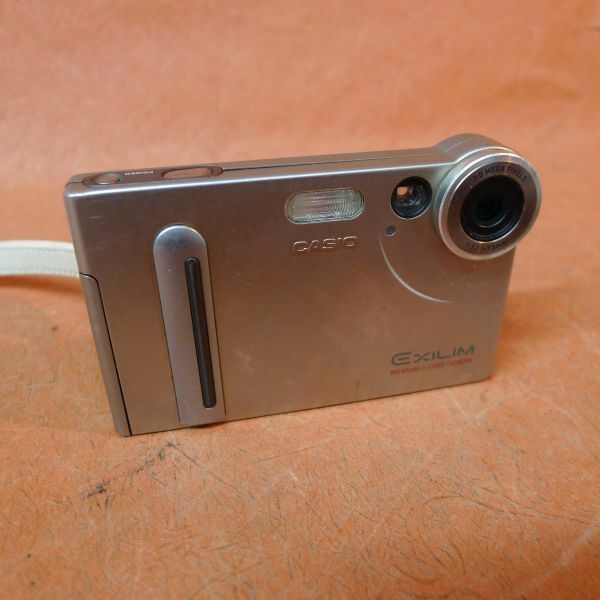 d★581 希少 CASIO EXILIM EX-S2 コンパクトデジタルカメラ 薄型 バッテリー付き/60