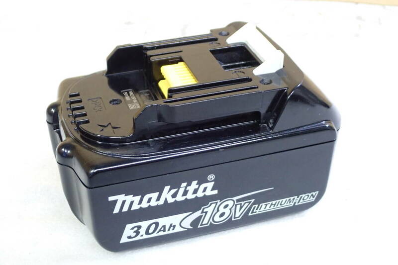 Makita マキタ 18V 3.0Ah 純正 リチウムイオンバッテリー BL1830B リチウムイオン電池 動作確認済み#BB02401