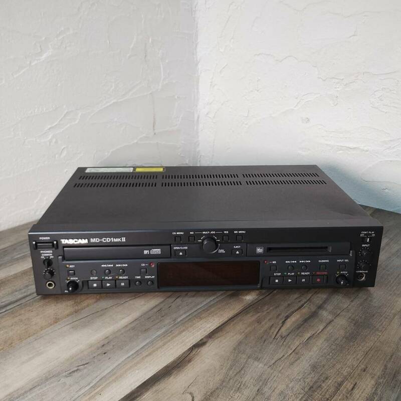 【P80三】★【現状出品】TASCAM CD MD デッキ　　MD-CD１MKⅡ