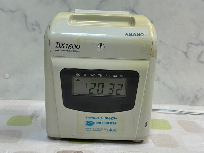 （24）Amano タイムレコーダー AMANO アマノ タイムカード BX1600
