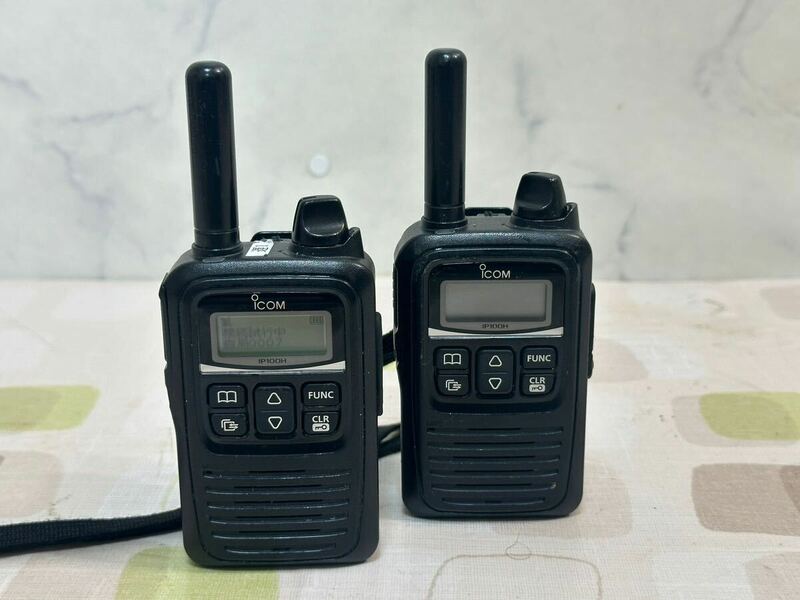 （255）ICOM アイコム ICOM IP100H 無線機 トランシーバー 小型無線 まとめ2個　動作確認済み