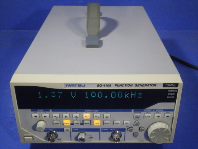 IWATSU SG-4105 FUNCTION GENERATOR 15MHz