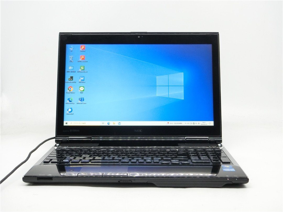 WEBカメラ/中古/15.6型/ノートPC/Win10/新品SSD512/8GB/COREi7-3610QM/NEC　LL750/H　無線WIFI/HDMI/USB3.0 　MSoffice　送料無料