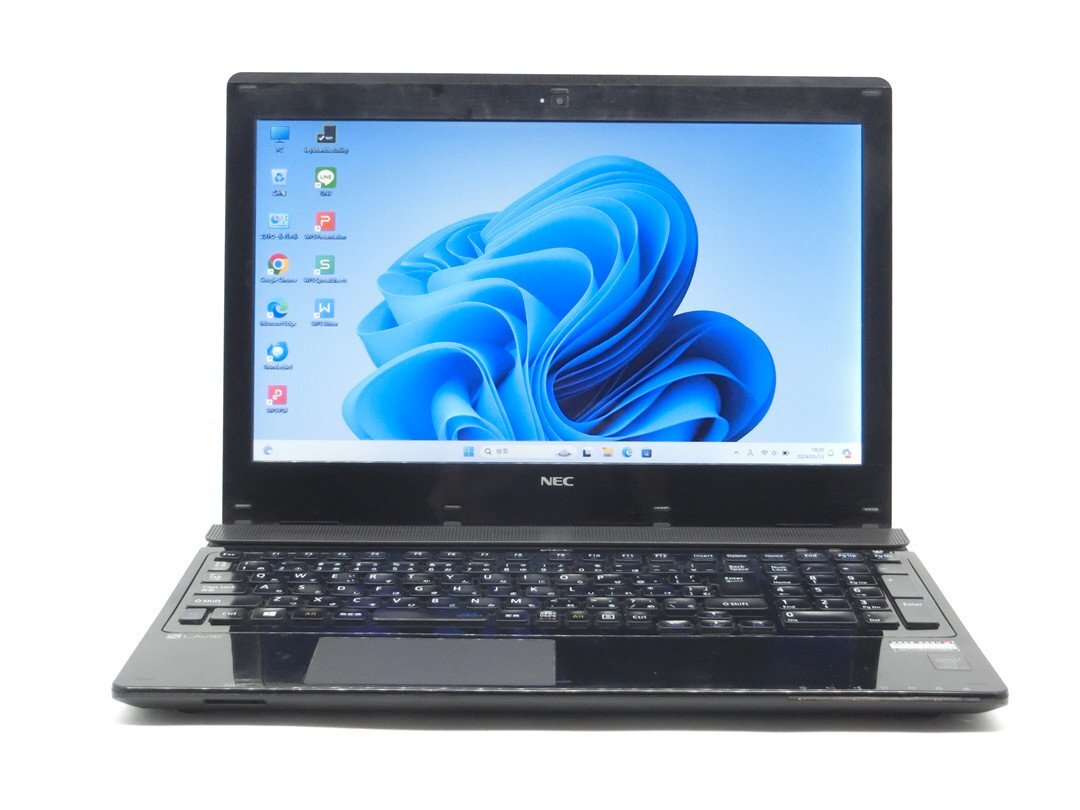 ☆訳あり品　WEBカメラ/中古/15.6型/ノートPC/Win11Home/新品SSD512/8GB/COREi7　5500U/NEC　LAVIE　NS700/B　テンキー 　MSoffice　