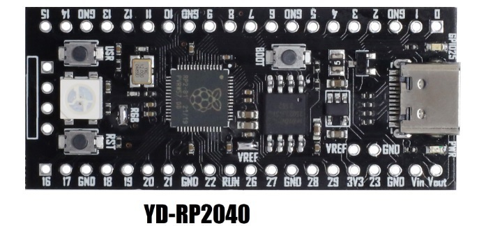 Raspberry Pi Pico互換機YD-RP2040(4MB)