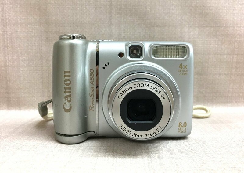 【大黒屋】中古 Canon キヤノン PowerShot A580 AiAFパワーショット コンパクトデジタルカメラ 4x 5.8-23.2mm 1:2.6-5.5