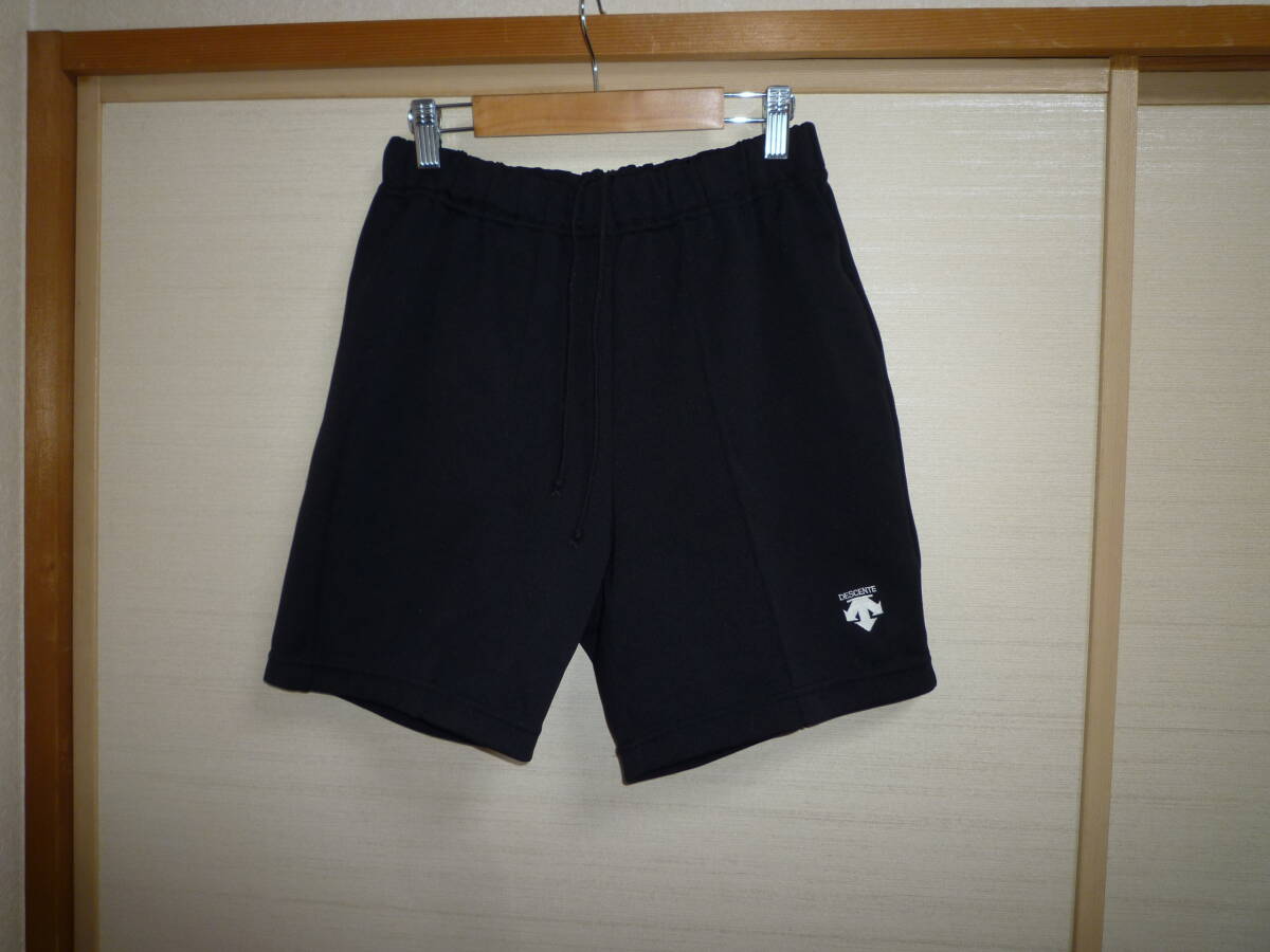 デサント ジャージハーフパンツ 黒 Lサイズ