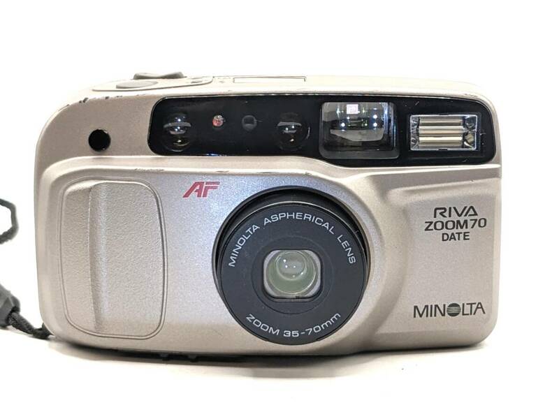 ★良品・動作確認済み★ MINOLTA ミノルタ RIVA ZOOM 70 DATE コンパクトフィルムカメラ 【Operation Comfirmed】 #1553