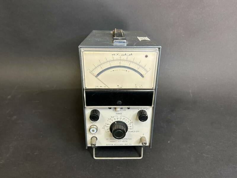 日本計測工業　真空管電圧計　DC MICRO-VOLTAMETER　VT-401A　ジャンク